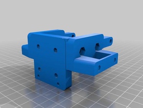 kraken mount prusa i3 3d printer extruders dual extrusion e3d 3d print model - Mito3D
