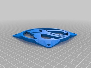 mandaloriane griglia di ventilazione computer 3d print model - Mito3D