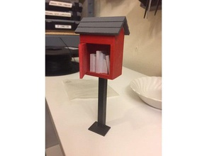 books little free library sculptures 3d print model - Mito3D