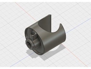 rotating shower holder bathroom 3d print model - Mito3D