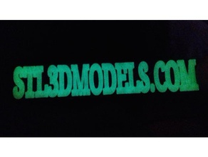 neon stl askı moda 3d print model - Mito3D
