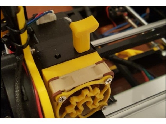 extruder button anet a6 3d printer accessories mods partes parts upgrade filamentchallenge filament 3D print model - Mito3D