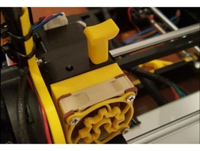 extruder button anet a6 3d printer accessories mods partes parts upgrade filamentchallenge filament 3d print model - Mito3D