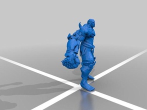 overwatch - doomfist toys & games 3d print model - Mito3D