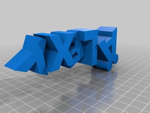 alexy fan di disney segni e loghi 3d print model - Mito3D