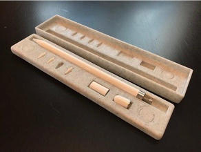 magnético de apple la caja lápiz v2 La impresión en 3d estuche titular un caso el ipad pro 3d print model - Mito3D