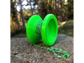 qyo - spec c metà cuscinetto a sfera yoyo giocattoli meccanici yo-yo 3d print model - Mito3D