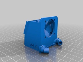 air duct blower fan adapter 3d printer accessories 3d print model - Mito3D