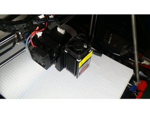 wanhao monoprice láser soporte de montaje Impresora 3d accesorios hyperion el lasercut adaptador cortadora grabador duplicador i3 3d print model - Mito3D