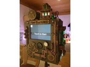 steampunk photobooth 3d printing fotobox gear 3d print model - Mito3D