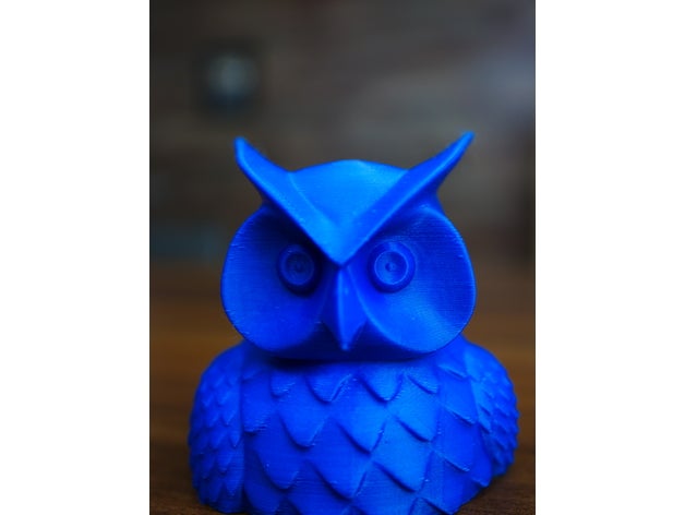bent owls art 3D print model - Mito3D