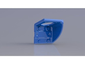 sinlge mosfet mount 60 mm fan 3d printer accessories cooling 60mm 3d print model - Mito3D