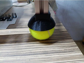 tennis ball dampener 3030 profile end hypercube evolution 3d printer accessories 3d print model - Mito3D