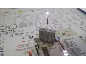 tester led cr2032 l'elettronica 3d print model - Mito3D