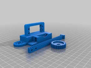 modificado servo-atuador linear 3d print model - Mito3D