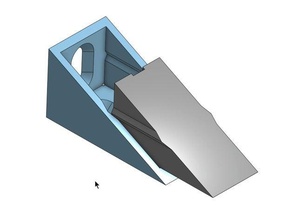 bracket filler diy l mounting shelf wall 3d print model - Mito3D