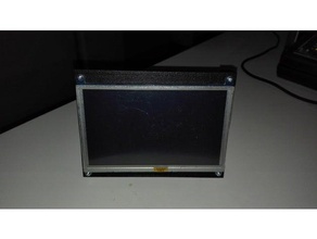 waveshare 5in supporto lcd computer 3d print model - Mito3D