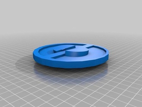deadpool logotipo La impresión en 3d 3d print model - Mito3D