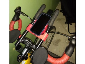 aero bar tri barras de telefone montagem semi-universal esporte & ao ar livre bares moto handlbar homem ferro bicicleta estrada triatlo 3d print model - Mito3D