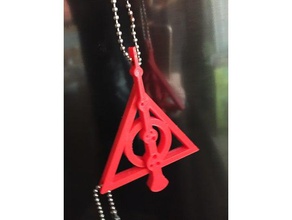 deathly hallows couples signs & logos 3d print model - Mito3D