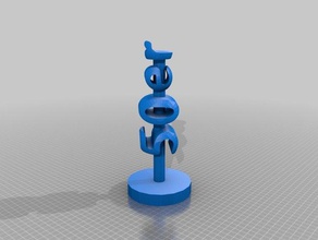 50 suporte de desktop decoração 3d print model - Mito3D