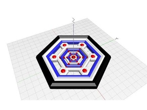 copo de nieve La impresión en 3d blockscadsnowflake leutenegger 3d print model - Mito3D