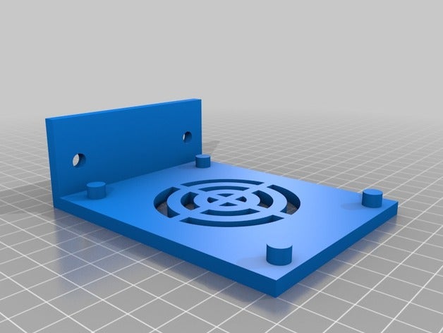 mosfet destek 3d yazıcı parçaları hiperküp evrim monte edin 3D print model - Mito3D