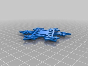 kartanesi meydan okuma sanat blockscadsnowflake leutenagger 3d print model - Mito3D