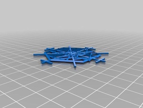 average snowflake refused do wanted 3d print model - Mito3D