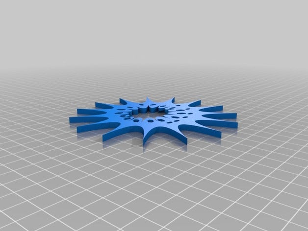 Schneeflocke magi 3d-drucken 3D print model - Mito3D
