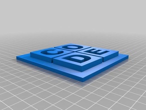 hour code pendant 3d printing 3d print model - Mito3D