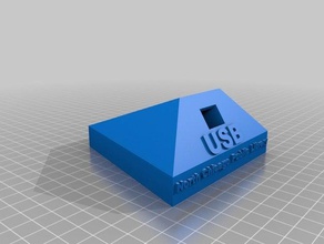 usb extension holder - ncpl household 3d print model - Mito3D