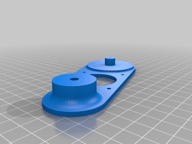 rotarytable Bankası daha az malzeme kullanımı mod 3d yazıcı parçaları 3D print model - Mito3D