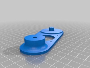 rotarytable base-mod weniger material verwenden 3d-Drucker Teile 3d print model - Mito3D