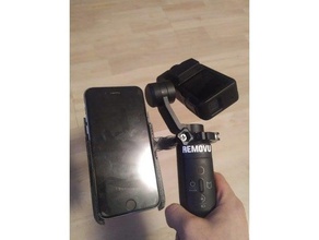 iphone gopro karma gimbal mount de la caméra 3d print model - Mito3D