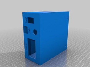 power case ender 2 usb+switch 3d print model - Mito3D