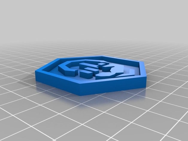 ltp hunter badge 3d printing 3D print model - Mito3D