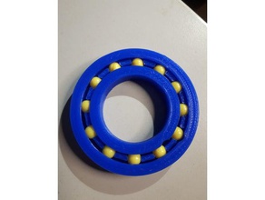parametrical bearing freecad parts 6mm airsoft ball bearings v016 3d print model - Mito3D