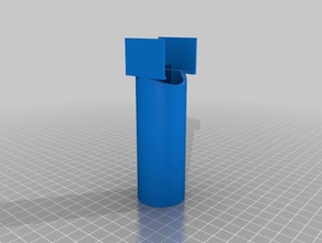 serra circular do coletor de poeira da porta partes pó 3d print model - Mito3D