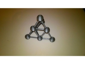 spheres rods pyramid sculptures 3d print model - Mito3D