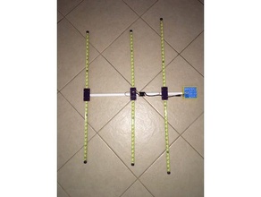 tape measure yagi t-hunting electronics amateur radio amature antenna ham 3d print model - Mito3D