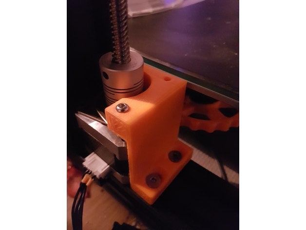 cr-10 adjustable z-axis stepper + damper bracket 3d printer parts 3D print model - Mito3D