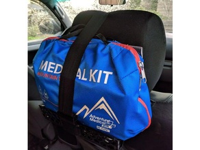 first aid kit headrest mount automotive 4runner 4th gen medical off-road offroad overlander overlanding toyota 3d print model - Mito3D