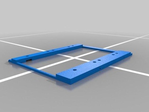 raspberry pi screen mounting bracket electronics raspberrypi case housing 3d print model - Mito3D