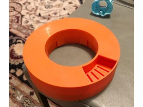 sd card doughnut tool holders & boxes 3d print model - Mito3D