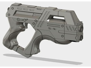 m77 paladin accessoires de jeu arme à feu masseffect un effet masse pistolet prop scifi du vidéo 3d print model - Mito3D