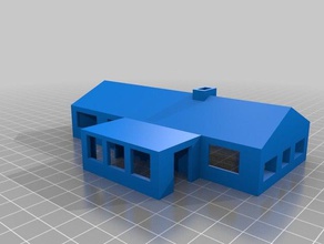 cassia rosa customizedhouse A impressão 3d 3d print model - Mito3D