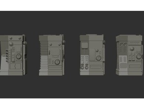 type 7 vending machines munitions 4 models toys & games 28mm 40k infinity game loot miniatures prime scatter terrain tabletop machine wargame wargaming warhammer40k 3d print model - Mito3D