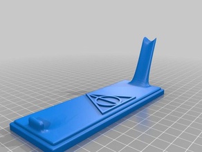 deathly hallows wand stand props harry potter holder ollivanders tray 3d print model - Mito3D