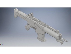 gun 3d printing future rifle 3d print model - Mito3D